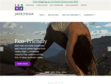 Tablet Screenshot of jadeyoga.com